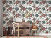 3D Vintage Plants Rattan Floral Wall Mural Wallpaper GD 4014- Jess Art Decoration