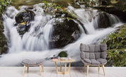 3D Creek Stone Landscape Wall Mural Wallpaper LQH 193- Jess Art Decoration