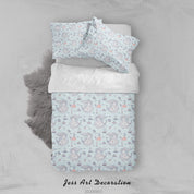 3D Cartoon Girl Sailboat Quilt Cover Set Bedding Set Duvet Cover Pillowcases LXL 54- Jess Art Decoration