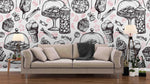 3D black white cartoon pattern wall mural wallpaper 66- Jess Art Decoration