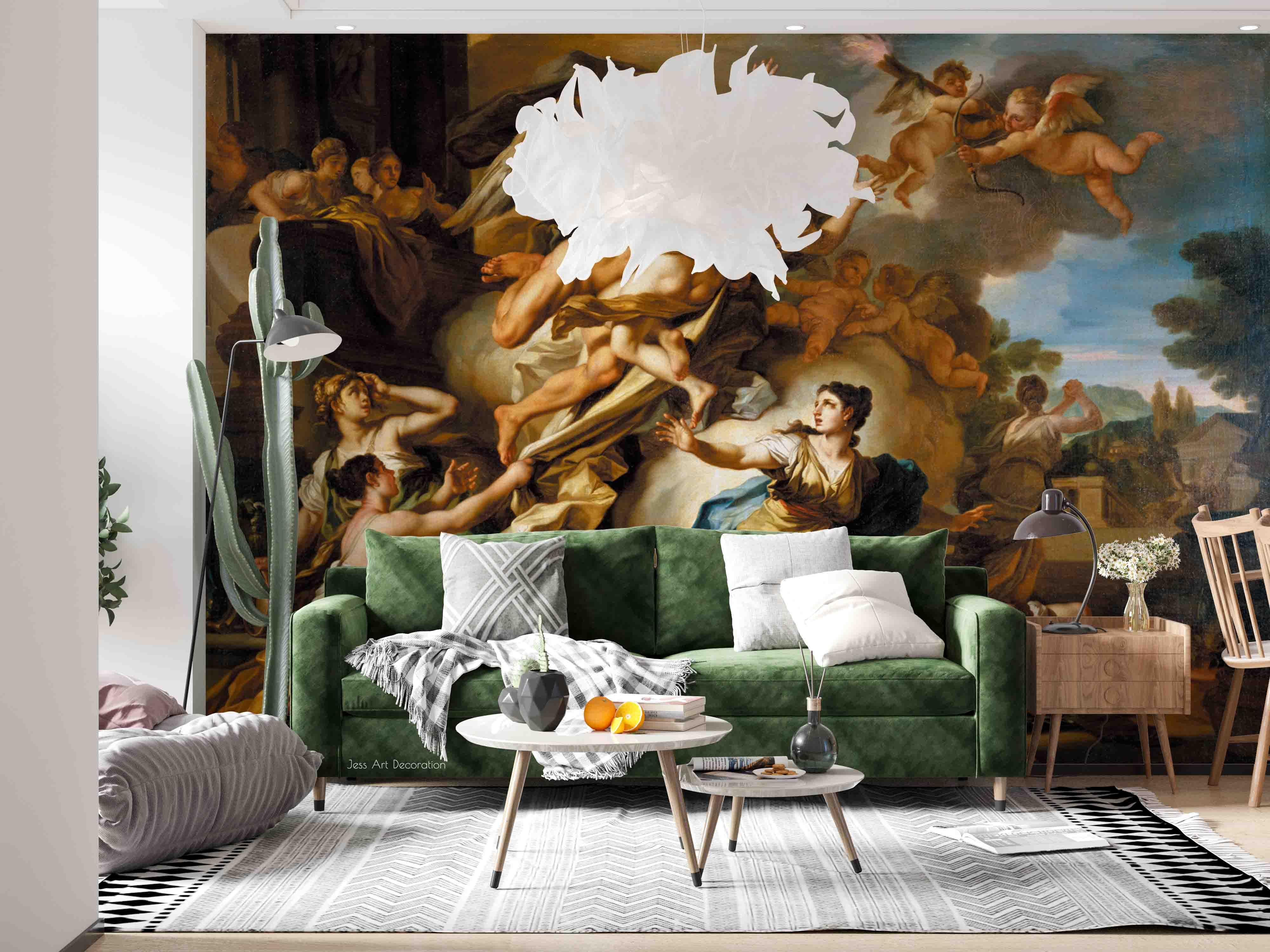 3D Europe Religion Mythology Oil Painting Wall Mural Wallpaper GD 2592- Jess Art Decoration