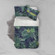3D Tropical Leaves Quilt Cover Set Bedding Set Pillowcases 30- Jess Art Decoration