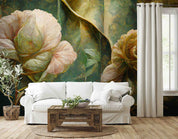 3D Vintage Watercolor Spring Floral Wall Mural Wallpaper GD 1854- Jess Art Decoration