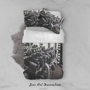 3D Gym Barbell Quilt Cover Set Bedding Set Duvet Cover Pillowcases LXL 305- Jess Art Decoration