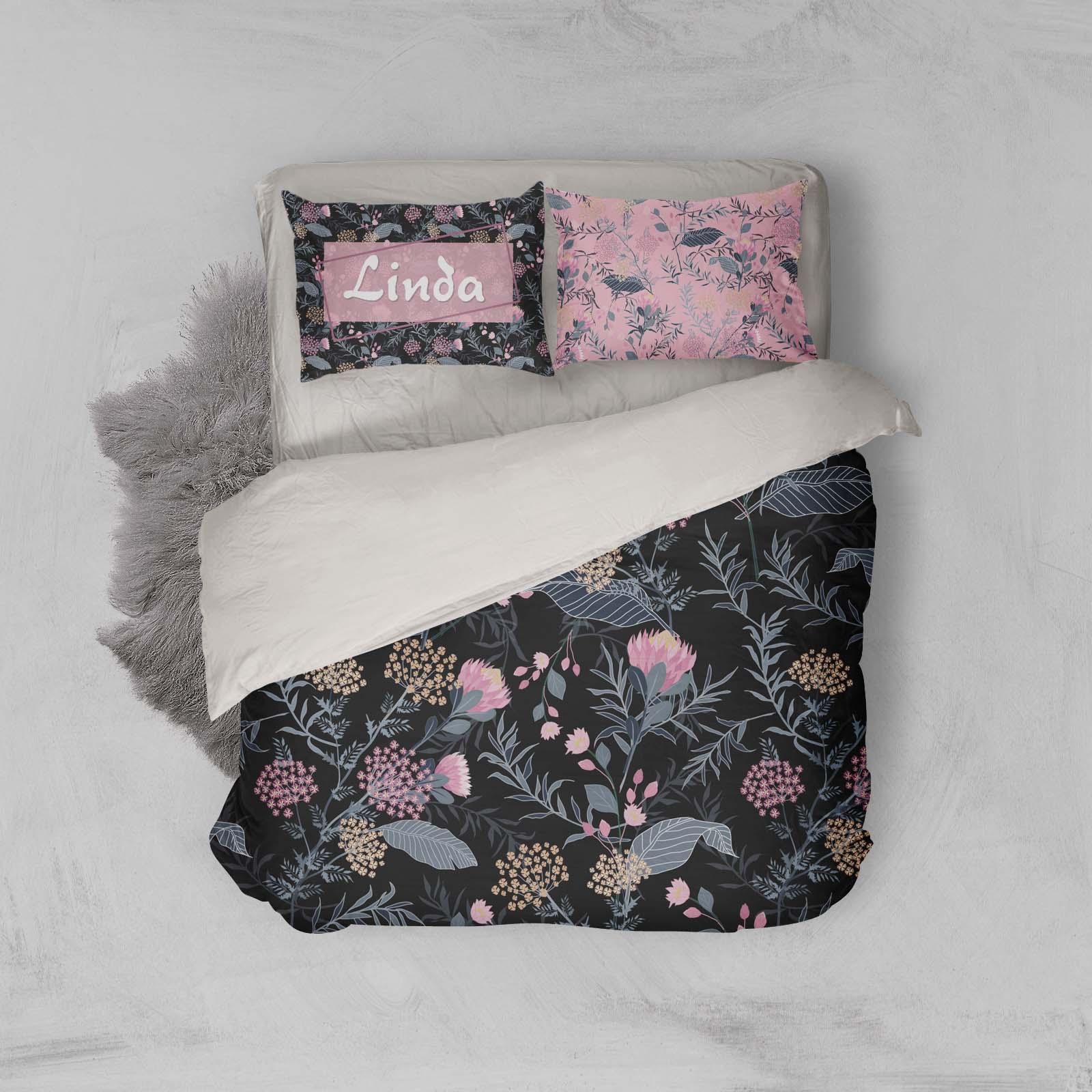 3D Pink Flowers Quilt Cover Set Bedding Set Pillowcases 79- Jess Art Decoration