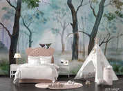 3D Tree Nature Landscape Oil Painting Wall Mural Wallpaper LQH 163- Jess Art Decoration