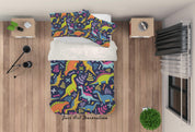 3D Cartoon Dinosaur Quilt Cover Set Bedding Set Pillowcases 77- Jess Art Decoration