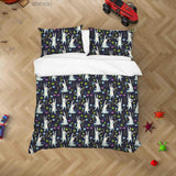 3D Hand Drawn Animal Rabbit Leaf Quilt Cover Set Bedding Set Duvet Cover Pillowcases 110- Jess Art Decoration