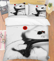 3D Abstract Black Marble Texture Quilt Cover Set Bedding Set Duvet Cover Pillowcases 6- Jess Art Decoration