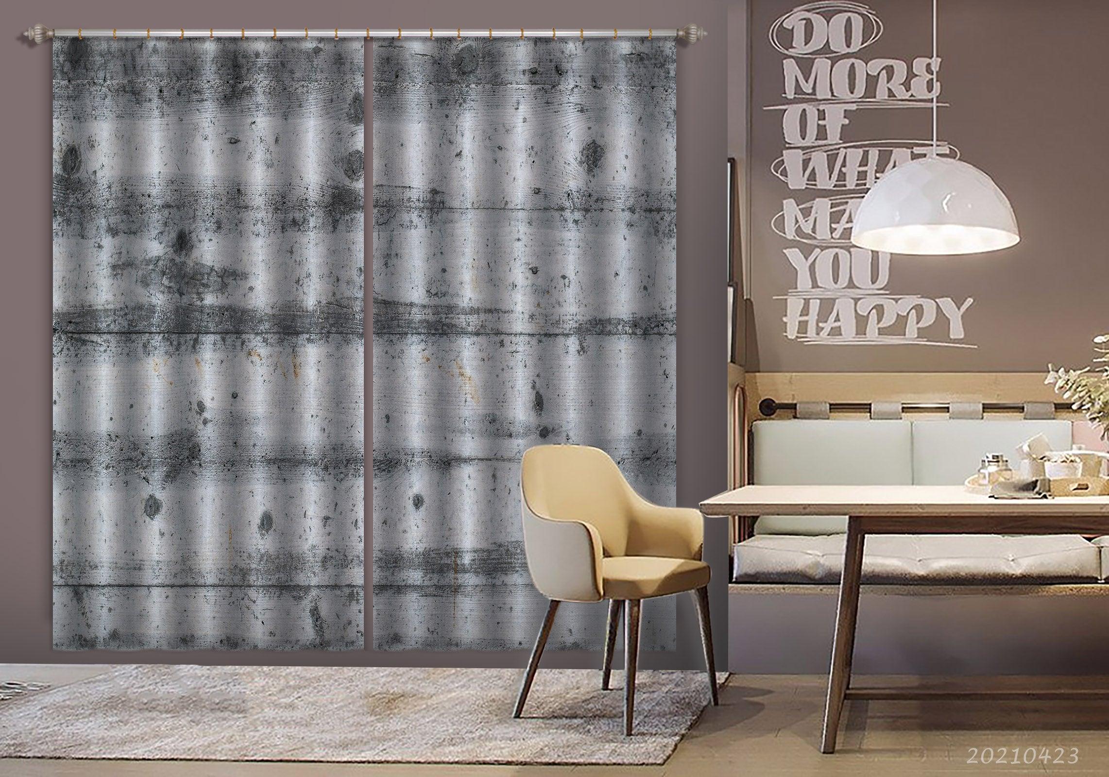 3D Abstract Black White Texture Curtains and Drapes GD 1321- Jess Art Decoration