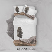 3D White Pine Trees Quilt Cover Set Bedding Set Duvet Cover Pillowcases A043 LQH- Jess Art Decoration