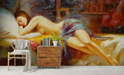 3D People Oil Painting Wall Mural Wallpaper LQH 6- Jess Art Decoration