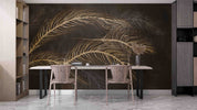 3D Vintage Feather Pattern Wall Mural Wallpaper GD 818- Jess Art Decoration