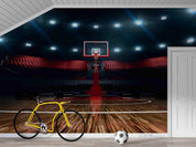 3D Basketball Hall Wall Mural Wallpaper LQH 801- Jess Art Decoration