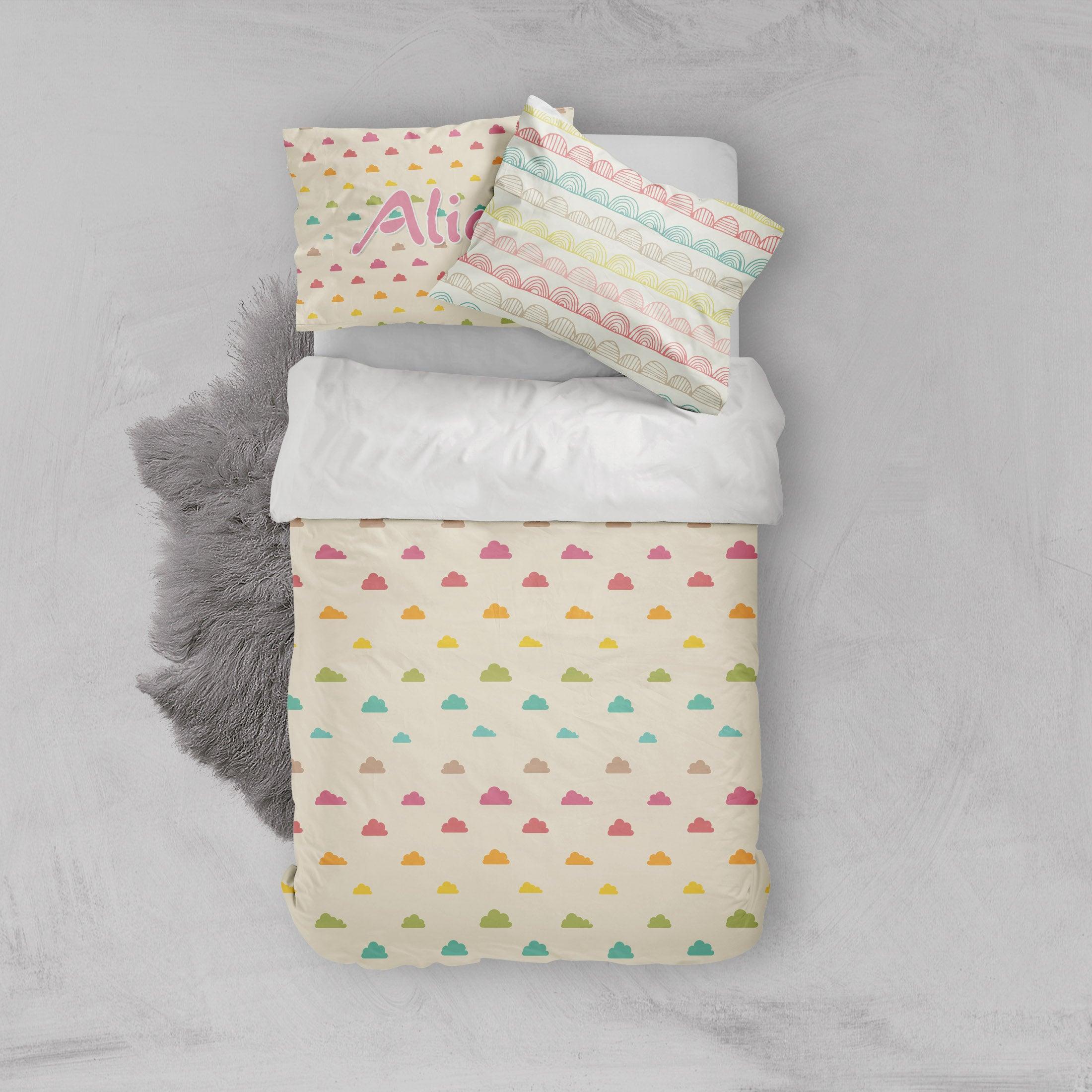 3D Color Clouds Quilt Cover Set Bedding Set Pillowcases 97- Jess Art Decoration