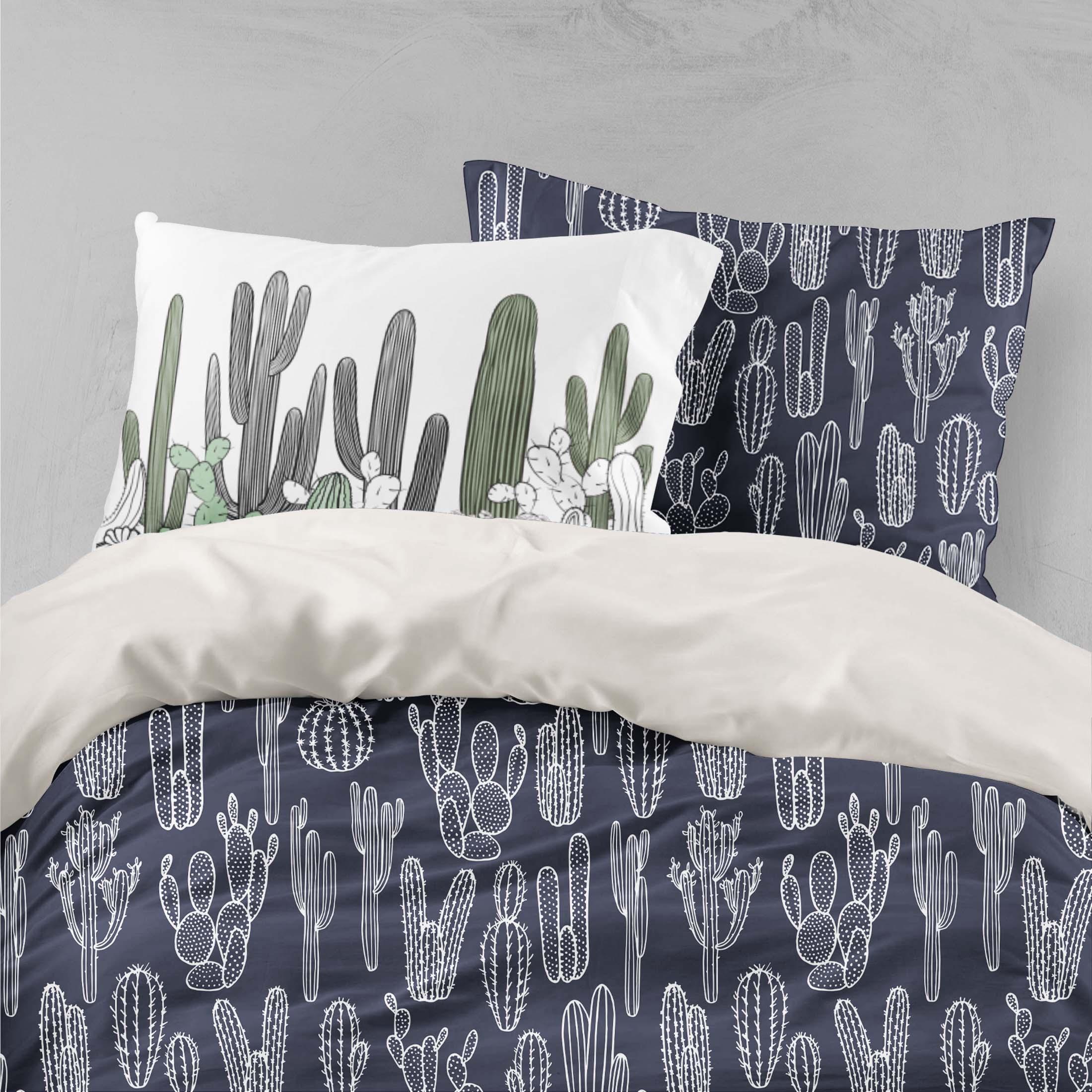 Blue fashion Cacti Quilt