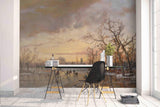 3D Pastoral Winter Oil Painting Wall Mural Wallpaper 17- Jess Art Decoration