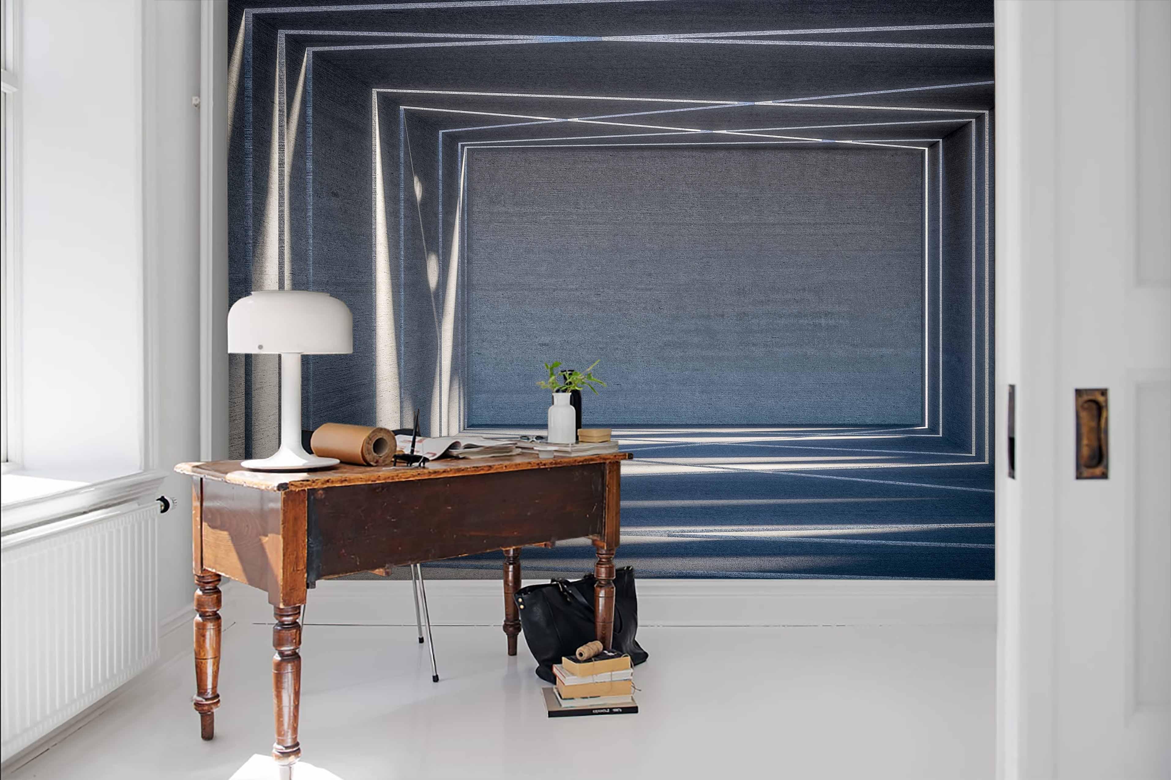 3D Black White Geometric Space Wall Mural Wallpaper 86- Jess Art Decoration