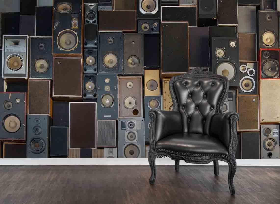 3D Loudspeaker Speakers Sound Wall Mural Wallpaper 160- Jess Art Decoration