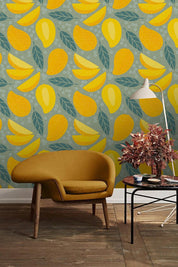 3D Yellow Mango Wall Mural Wallpaper 18- Jess Art Decoration