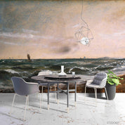 3D Sea Sailboat Oil Painting Wall Mural Wallpaper GD 4439- Jess Art Decoration