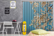 3D Sky Cherry Blossom Flower Branch Curtains and Drapes LQH 82- Jess Art Decoration