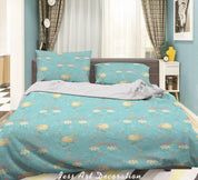 3D Cartoon Animal Rainbow Sheep Pattern Quilt Cover Set Bedding Set Duvet Cover Pillowcases WJ 6487- Jess Art Decoration