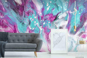 3D Colorful Liquid Texture Wall Mural Wallpaper SWW4207- Jess Art Decoration