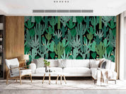 3D Green Plant Cactus Pattern Wall Mural Wallpaper GD 3142- Jess Art Decoration