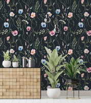 3D Watercolor Spring Floral Wall Mural Wallpaper GD 1679- Jess Art Decoration