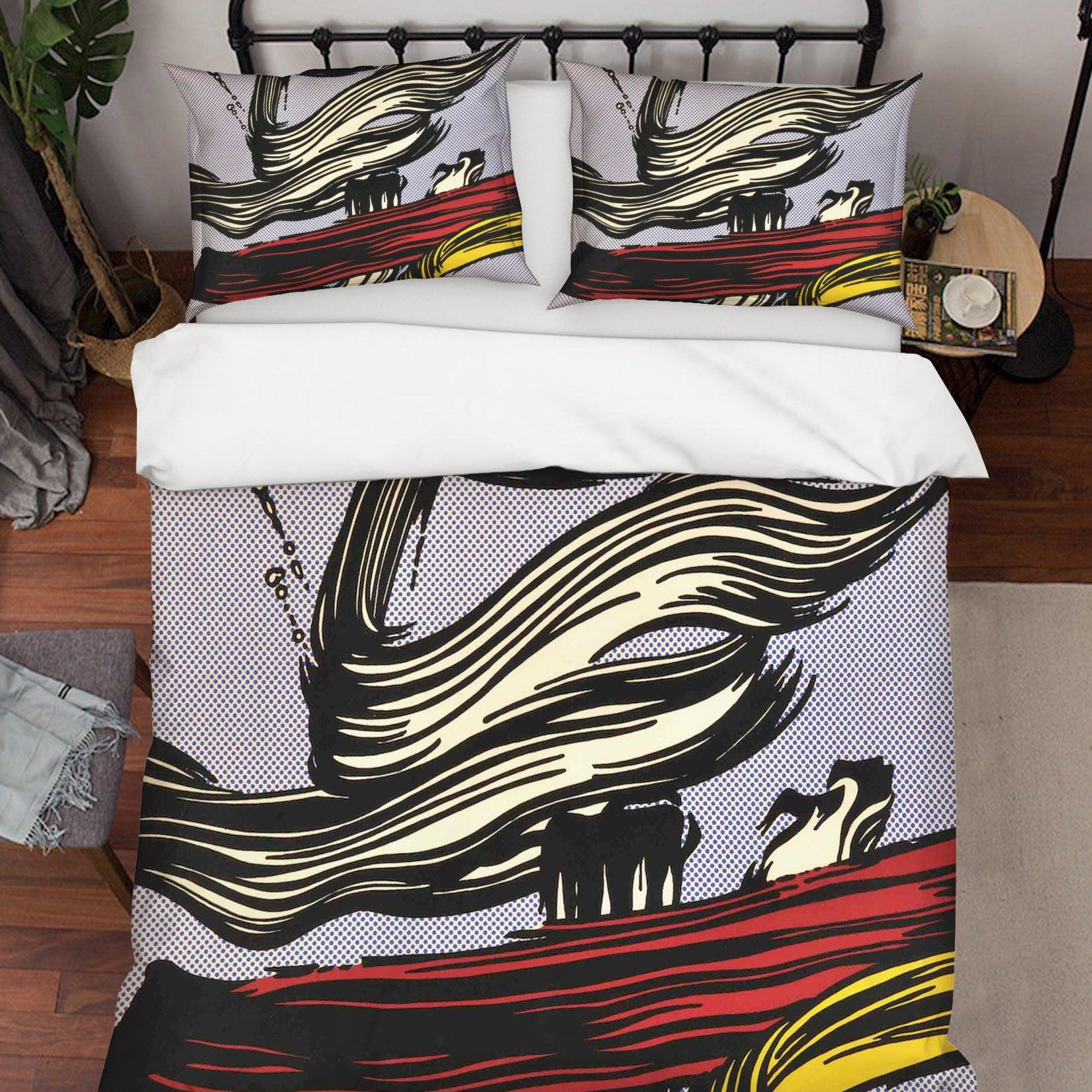 3D Abstract Colorful Quilt Cover Set Bedding Set Duvet Cover Pillowcases LXL- Jess Art Decoration