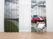 3D Red Race Car Curtains and Drapes LQH 20- Jess Art Decoration