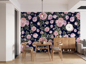 3D Vintage Pink Rose Floral Leaf Wall Mural Wallpaper GD 273- Jess Art Decoration