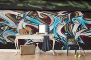 3D Color Graffiti Wall Mural Wallpaper 113- Jess Art Decoration