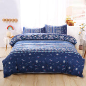 3D Blue Paisley Floral Quilt Cover Set Bedding Set Duvet Cover Pillowcases 512- Jess Art Decoration