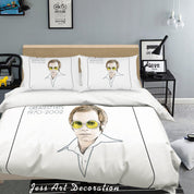 3D Rock Star Quilt Cover Set Bedding Set Pillowcases 28- Jess Art Decoration