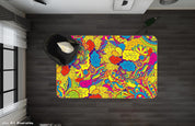 3D Abstract Color Graffiti Non-Slip Rug Mat A675 LQH- Jess Art Decoration