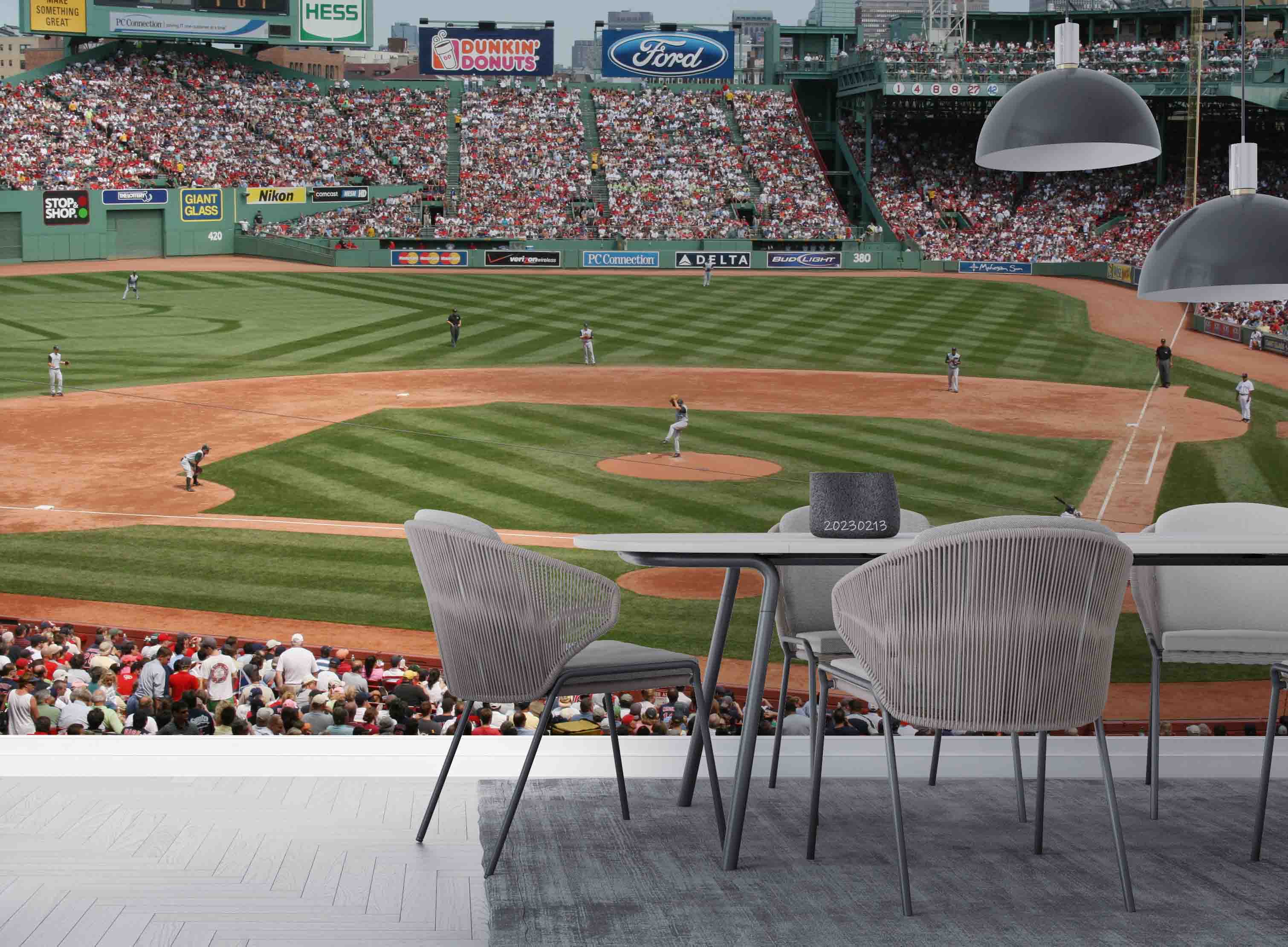 3D Boston Fenway Park Wall Mural Wallpaper GD 1568- Jess Art Decoration