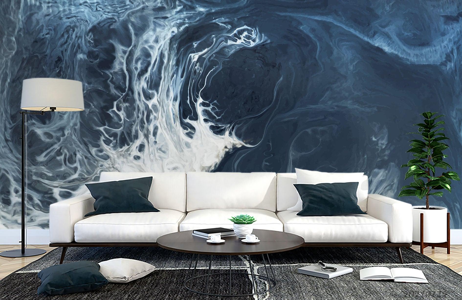 3D Watercolor Marble Texture Wall Mural Wallpaper LQH 397- Jess Art Decoration