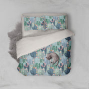 3D Colored Cactus Pattern Quilt Cover Set Bedding Set Pillowcases  91- Jess Art Decoration