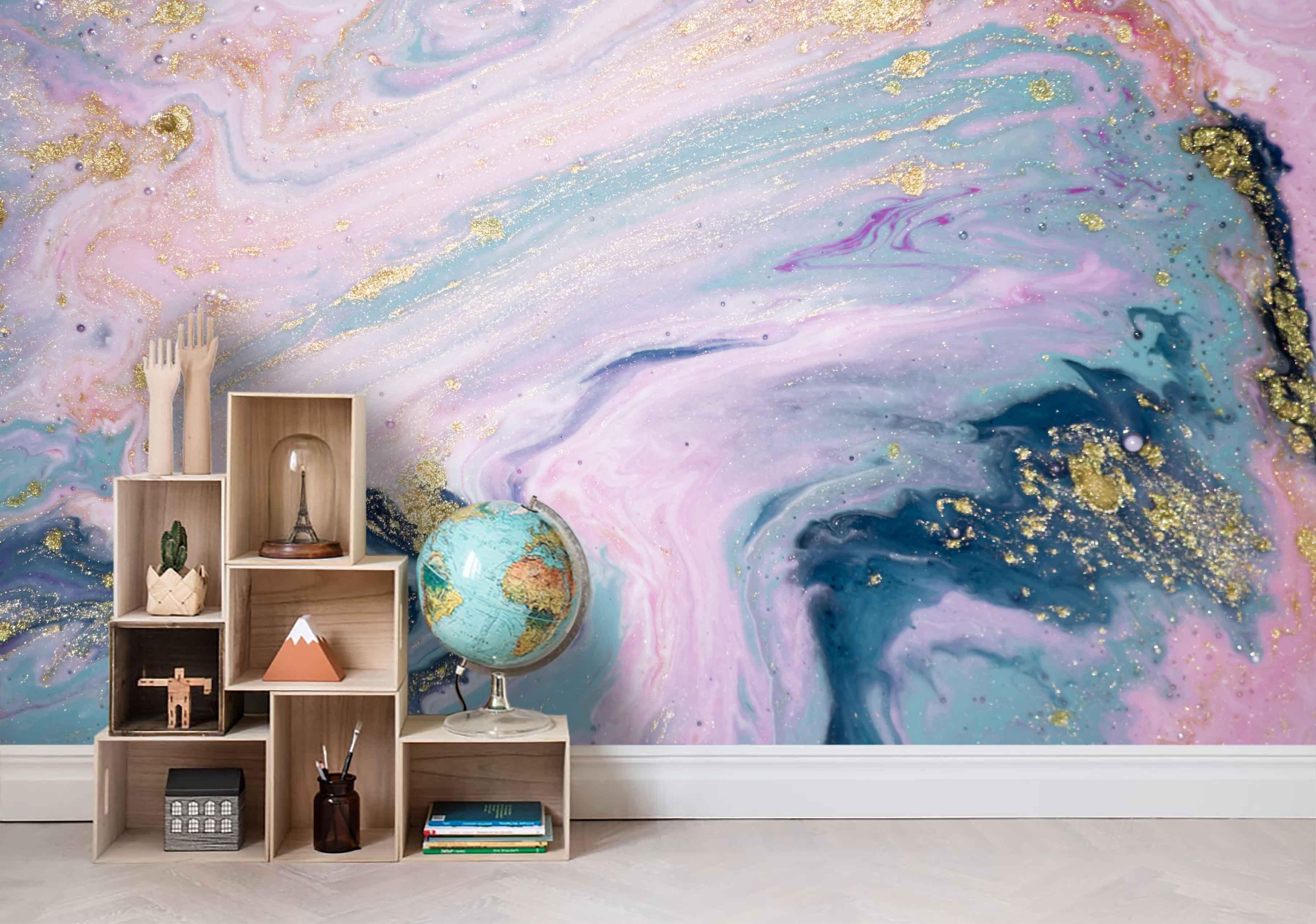 3D Pink Abstract Art Wall Mural Wallpaper   31- Jess Art Decoration