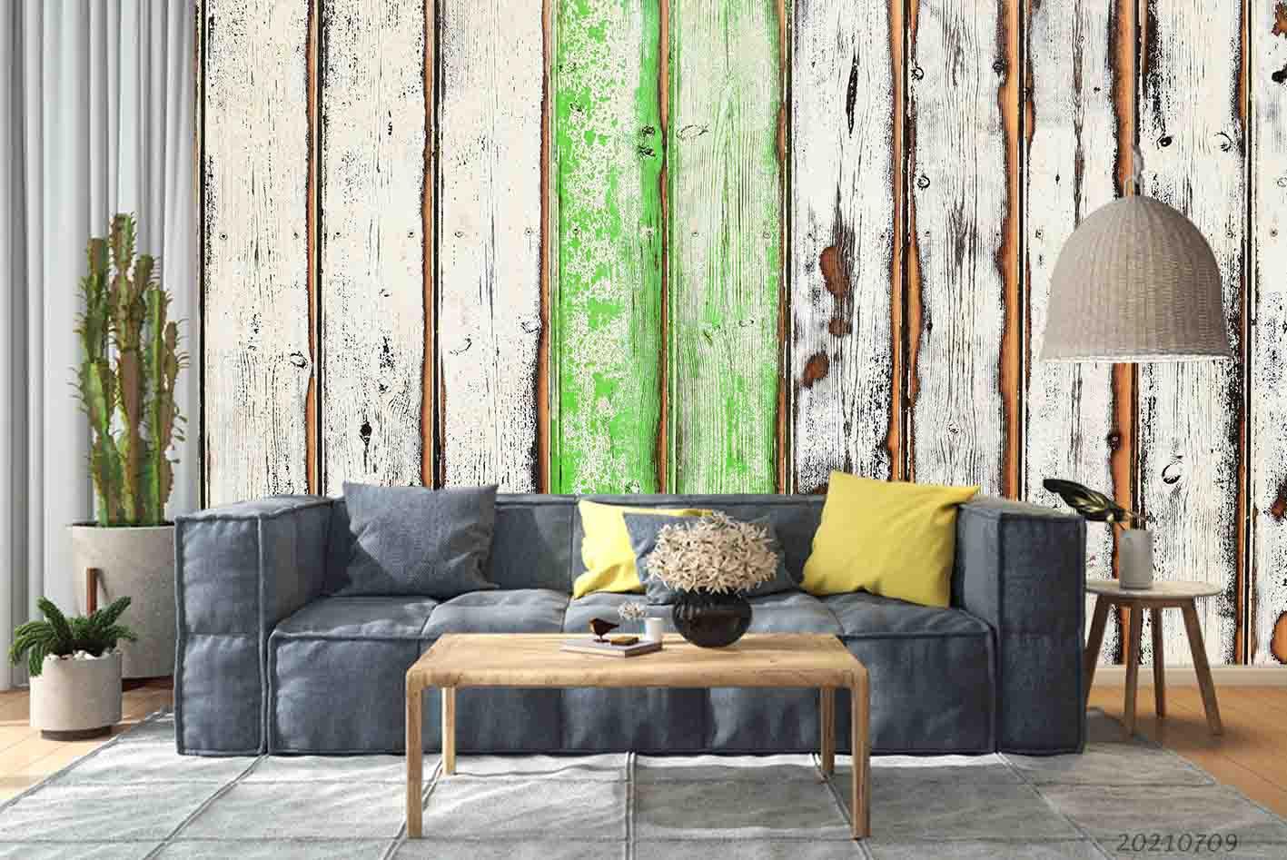 3D Wooden Texture White Background Wall MuralWallpaper SWW3881- Jess Art Decoration