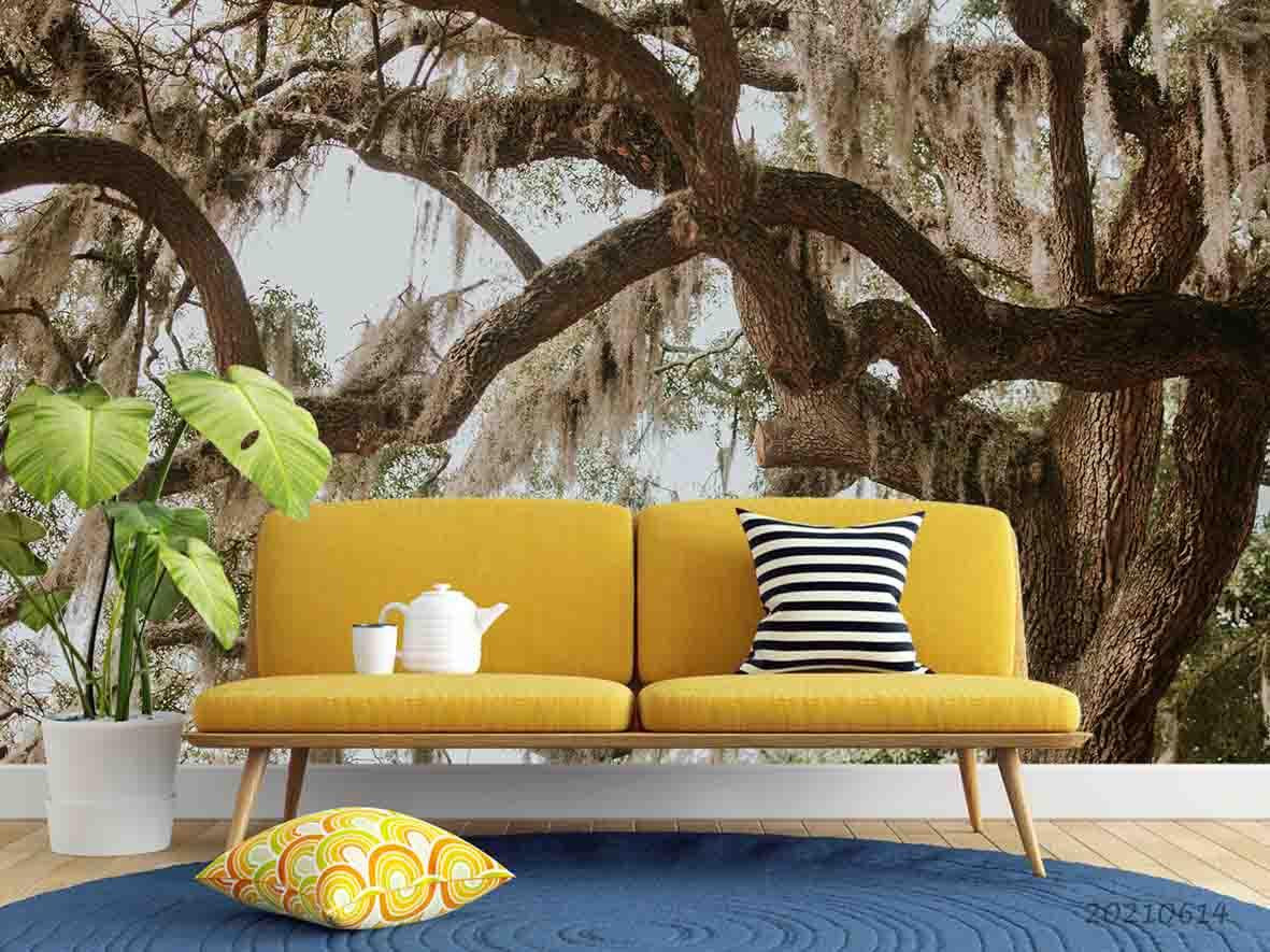 3D Big Tree Wall Mural Wallpaper SWW2362- Jess Art Decoration