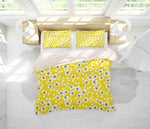 3D Yellow Flowers Quilt Cover Set Bedding Set Pillowcases 47- Jess Art Decoration