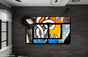 3D Abstract Graffiti Art Non-Slip Rug Mat A482 LQH- Jess Art Decoration