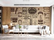 3D Old Retro Newspaper Magazine Wall Mural Wallpaper SWW5088- Jess Art Decoration