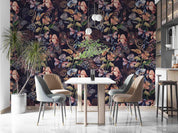 3D Vintage Lotus Root Plant Leaf Butterfly Pattern Wall Mural Wallpaper GD 3512- Jess Art Decoration