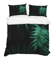 3D Green Tropical Leaves Quilt Cover Set Bedding Set Pillowcases 49- Jess Art Decoration