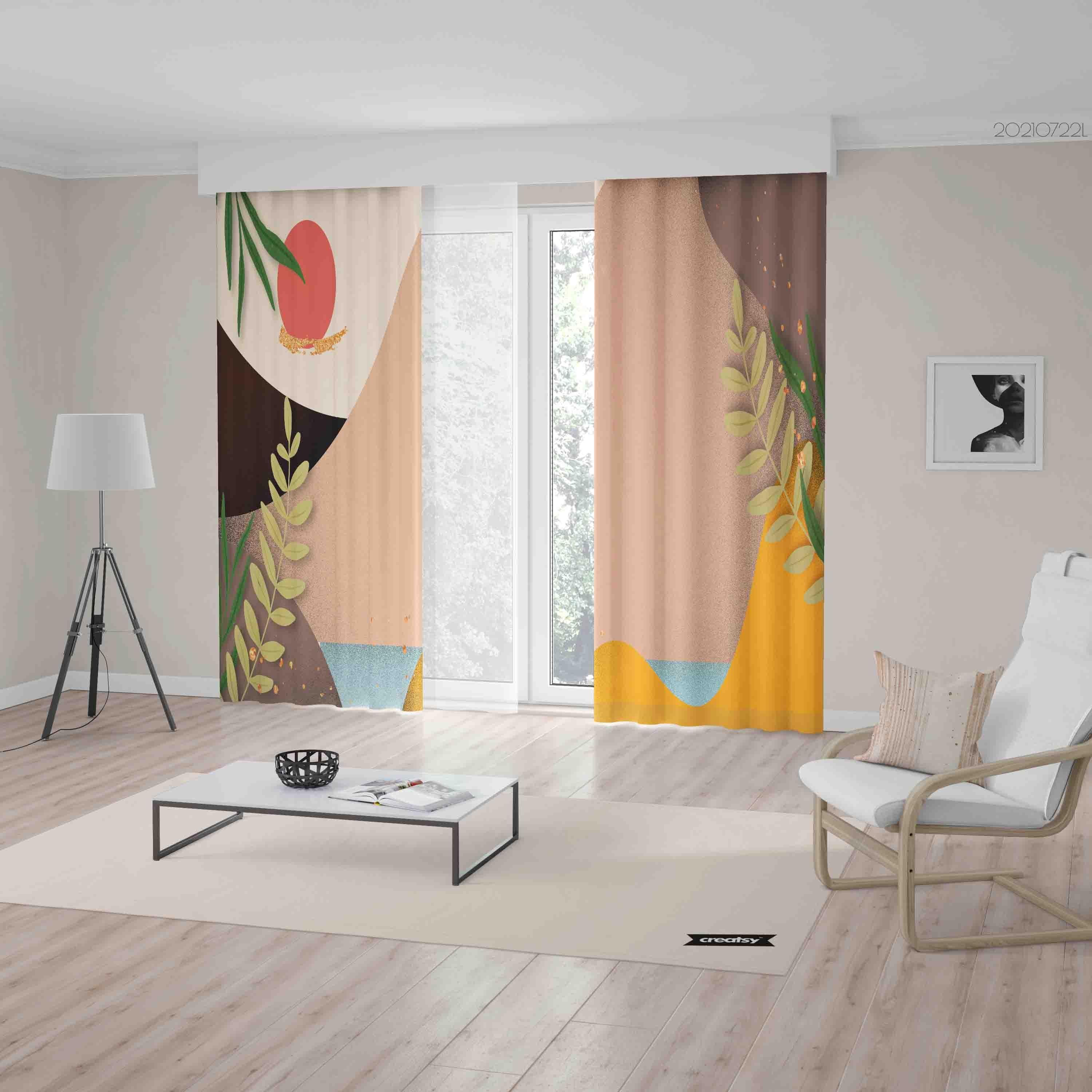 3D Landscape Nature Summer Curtains and Drapes LQH 160- Jess Art Decoration