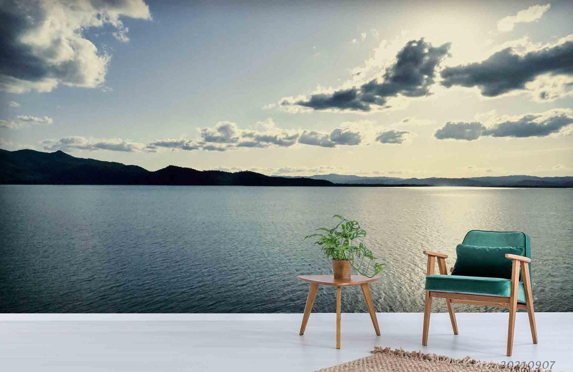 3D Sky Cloud Sea Landscape Wall Mural Wallpaper LQH 17- Jess Art Decoration